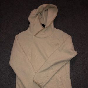 the north face super soft sherpa hooded sweatshirt
